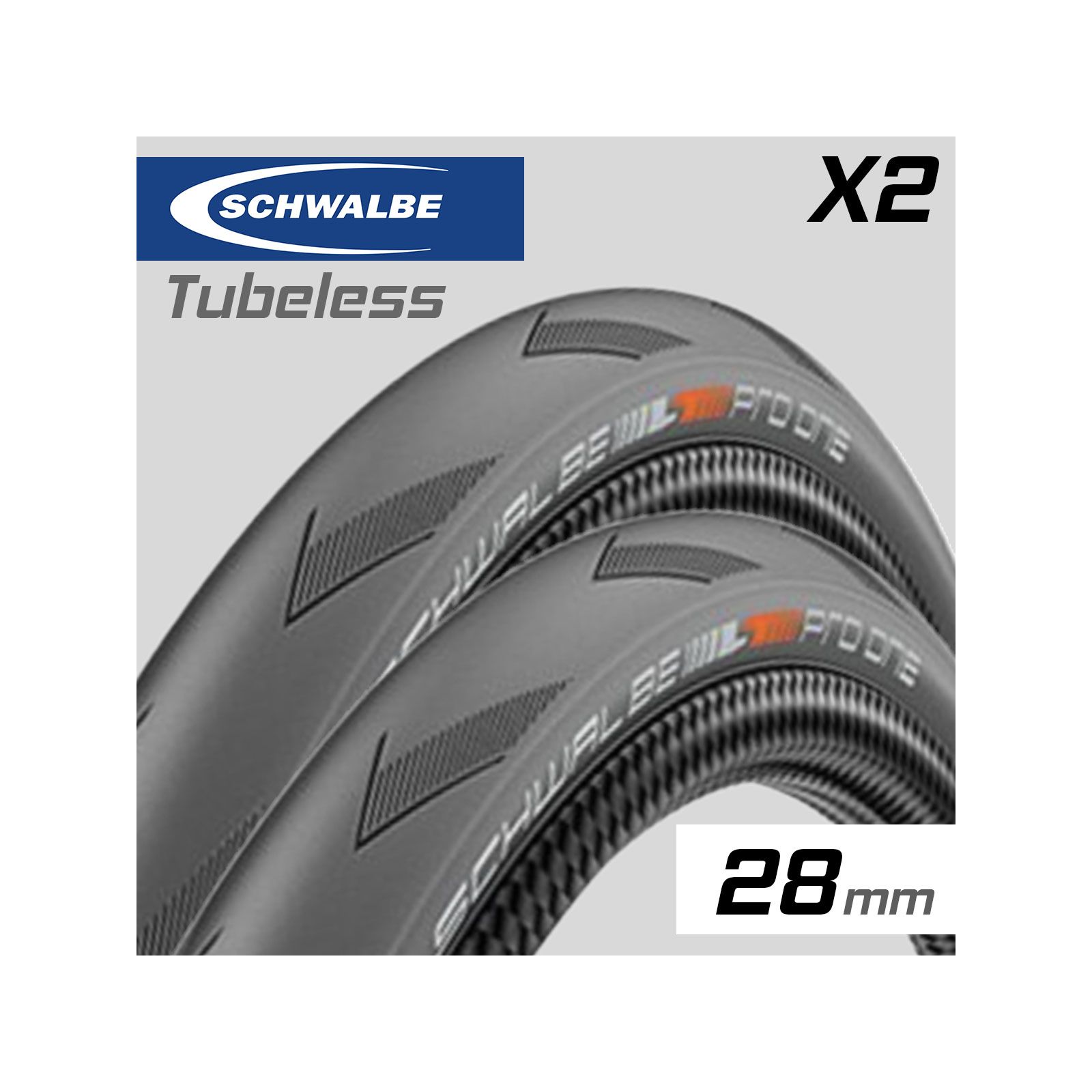 Pneus Schwalbe PRO ONE Tubeless 127 TPI-700/28