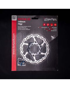 DarkPads ROTOR 3D 6 Trous 140mm - 76gr